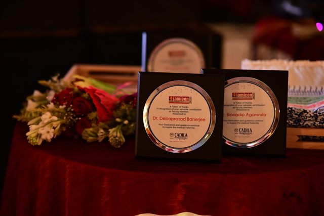 Awards and mementos display