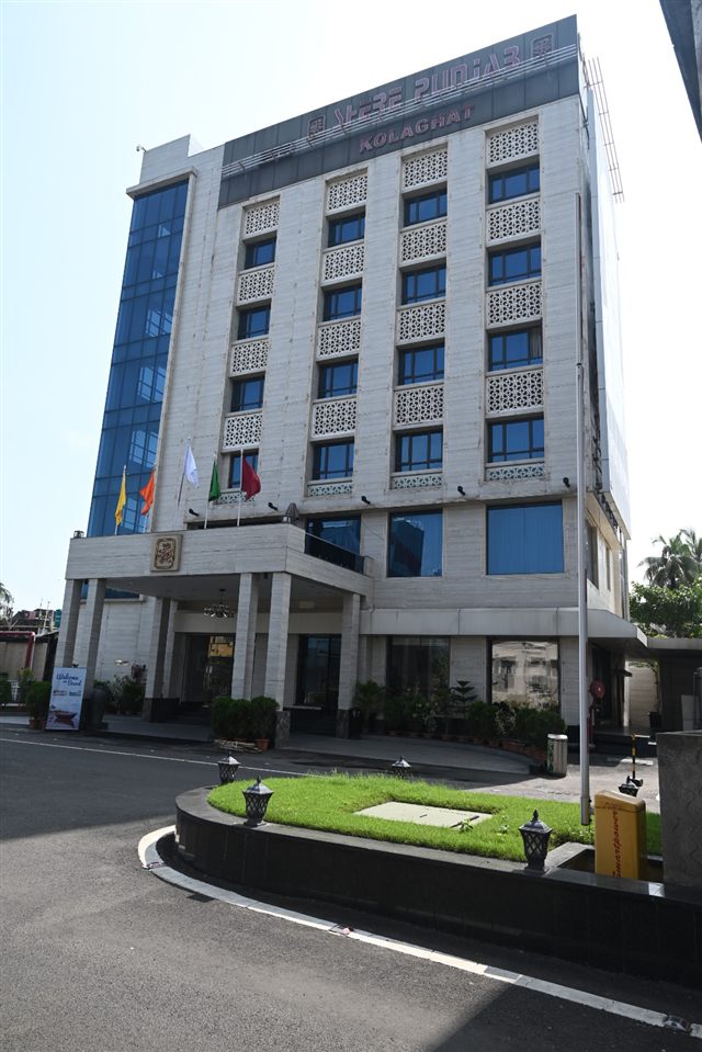 Front façade of the hotel venue